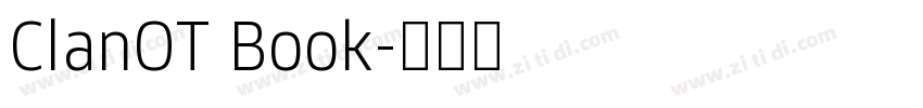 ClanOT Book字体转换